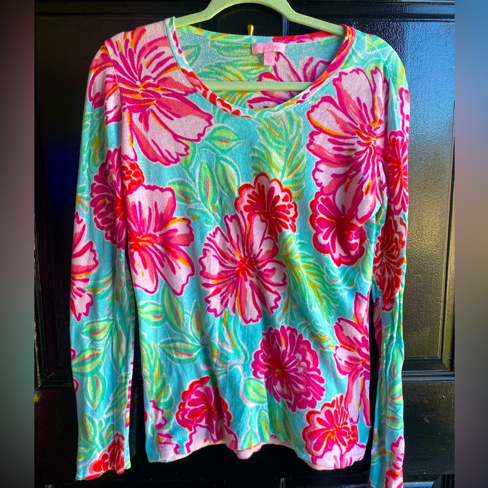 Lily Pulitzer Light Floral Sweater